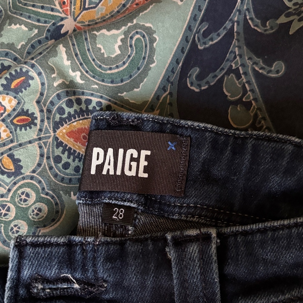PAIGE Indigo Blue Denim Jeans